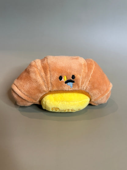 Croissant and Butter Dog Toy
